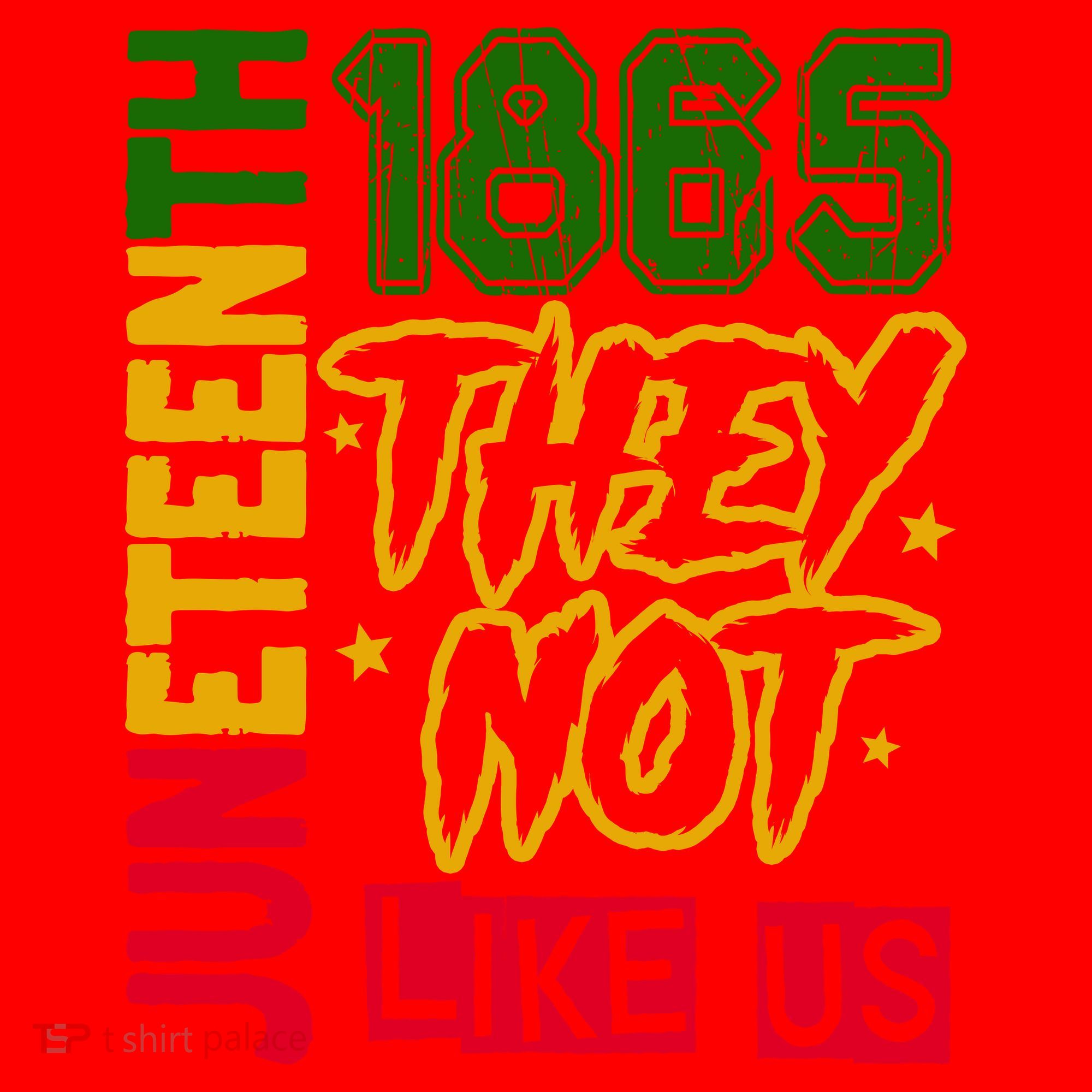 Juneteenth 1865 Black History Month They Not Like Us Santa Hat