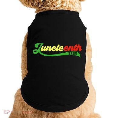 Juneteenth 1865 Celebration Graphic Doggie Tank