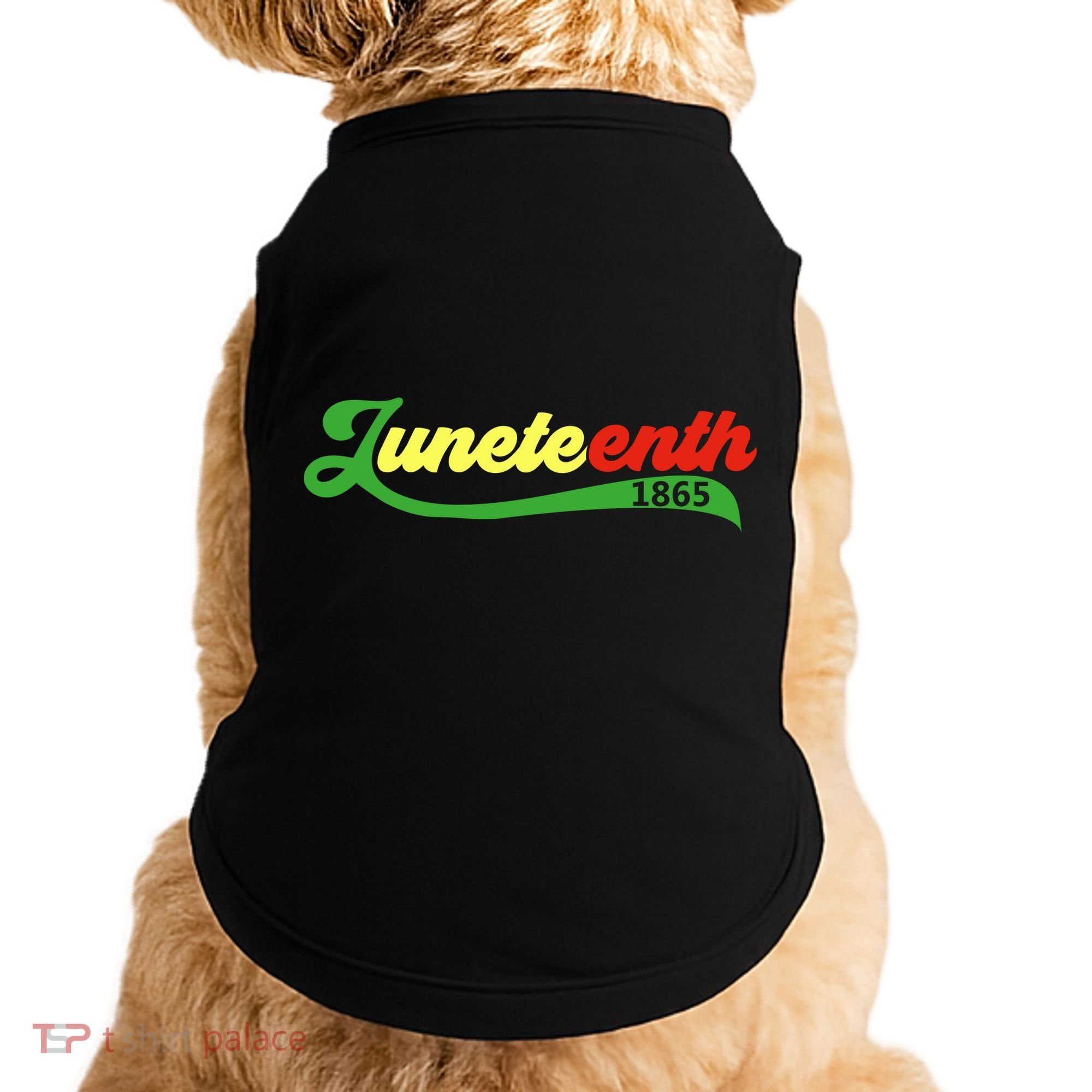 Juneteenth 1865 Celebration Graphic Doggie Tank