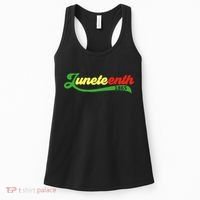 Juneteenth 1865 Celebration Graphic Women's Tank Top thumb 0