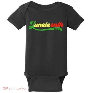Juneteenth 1865 Celebration Graphic Baby Bodysuit