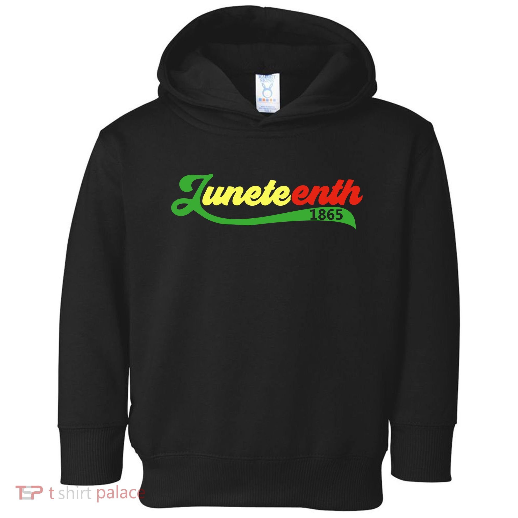 Juneteenth 1865 Celebration Graphic Toddler Hoodie