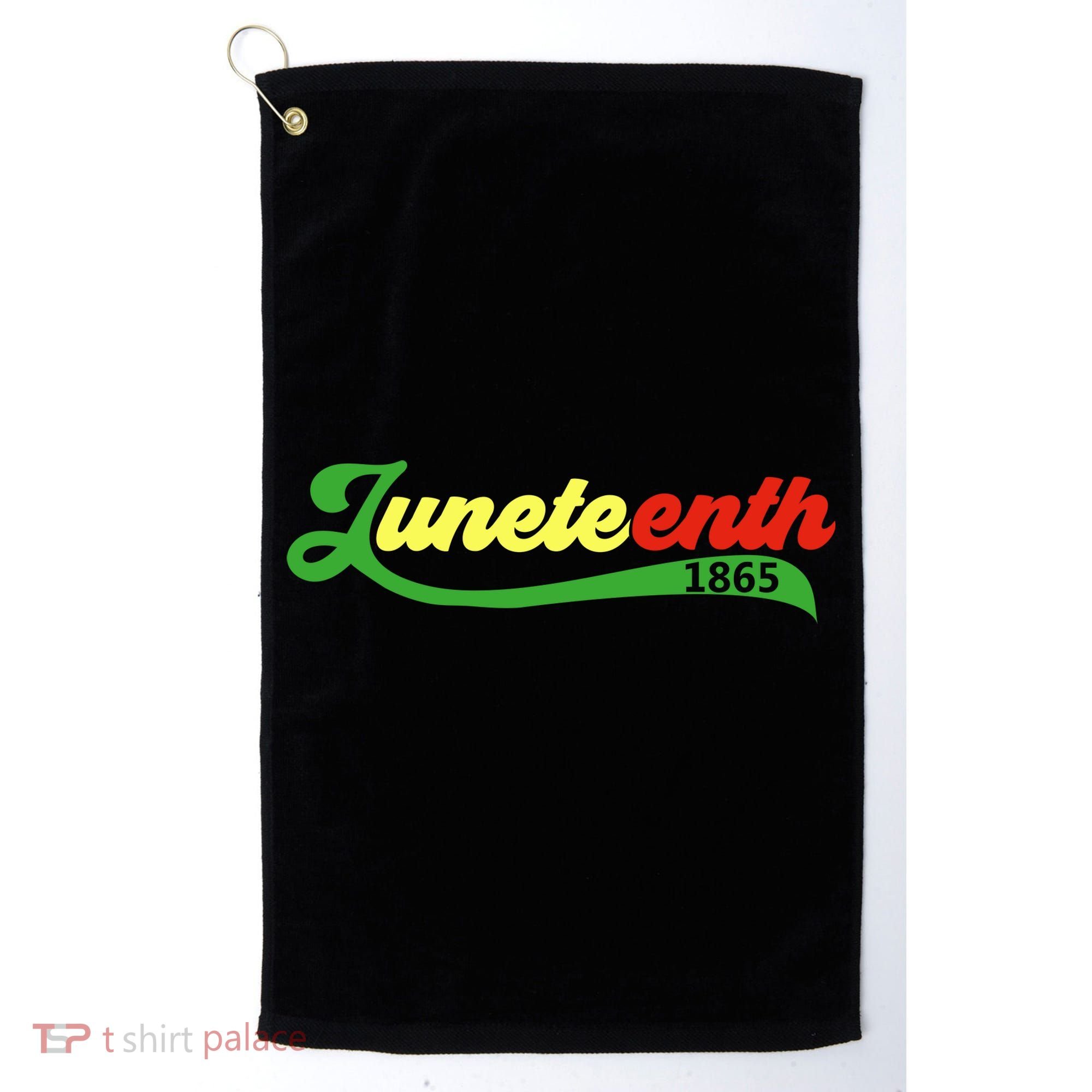 Juneteenth 1865 Celebration Graphic Golf Towel