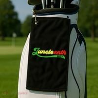 Juneteenth 1865 Celebration Graphic Golf Towel thumb 2