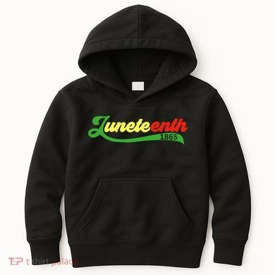 Juneteenth 1865 Celebration Graphic Kids Hoodie