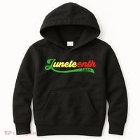 Juneteenth 1865 Celebration Graphic Kids Hoodie thumb 0