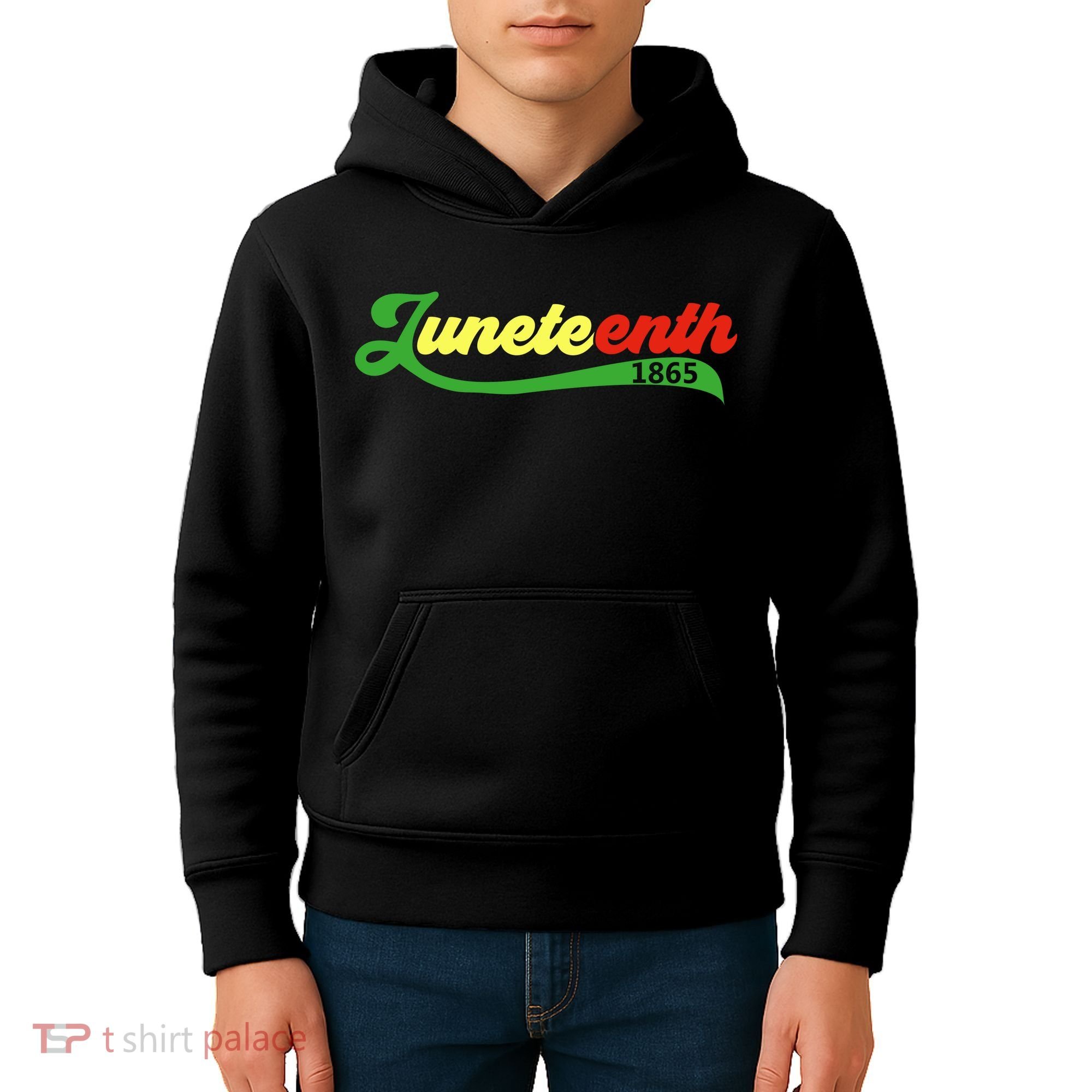 Juneteenth 1865 Celebration Graphic Kids Hoodie