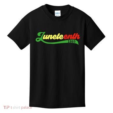 Juneteenth 1865 Celebration Graphic Kids T-Shirt