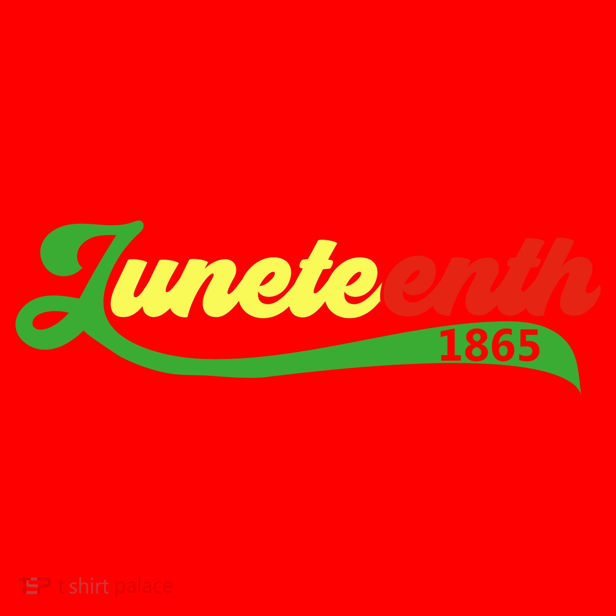Juneteenth 1865 Celebration Graphic Santa Hat