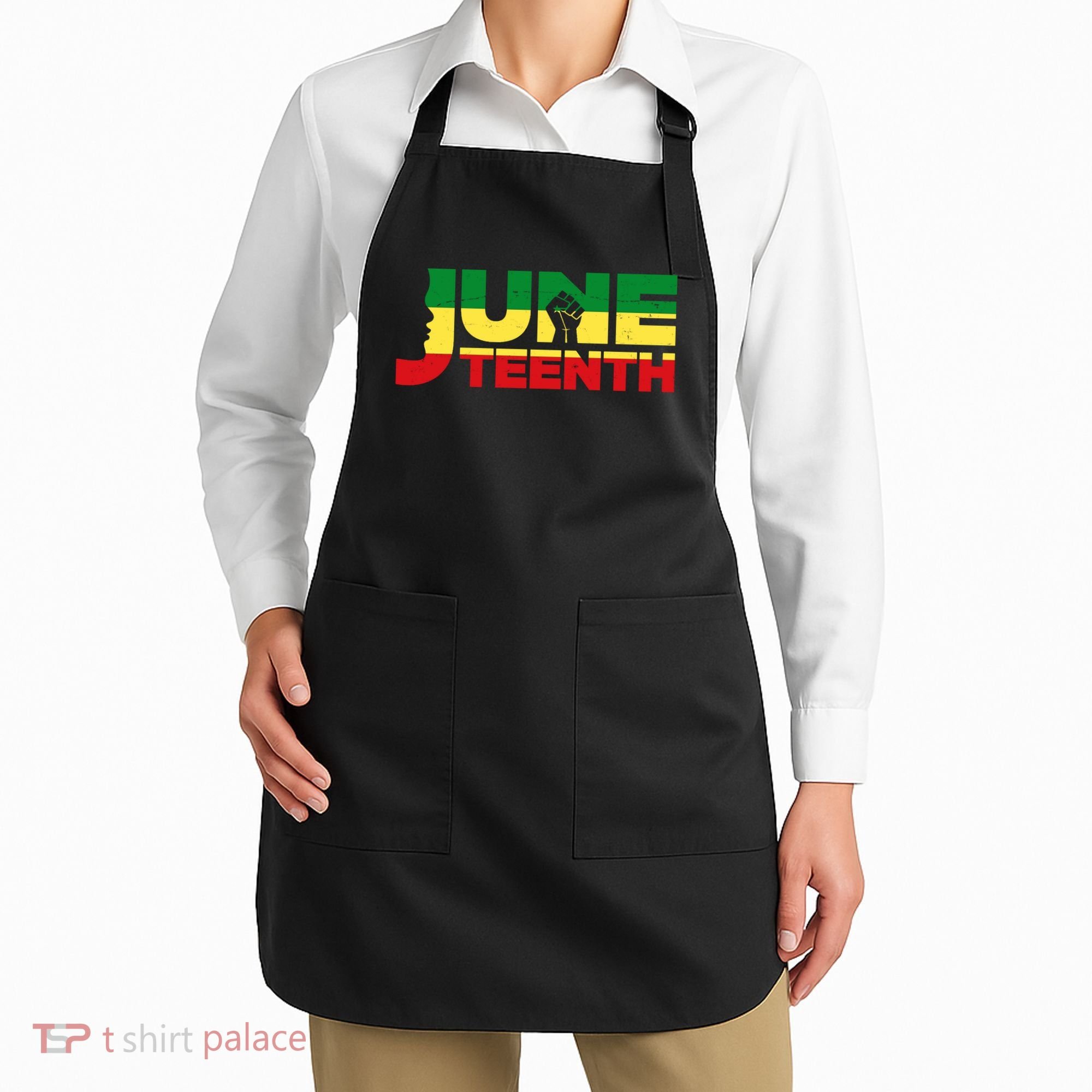Juneteenth 1865 Freedom Black Pride Apron