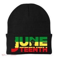 Juneteenth 1865 Freedom Black Pride Beanie thumb 0