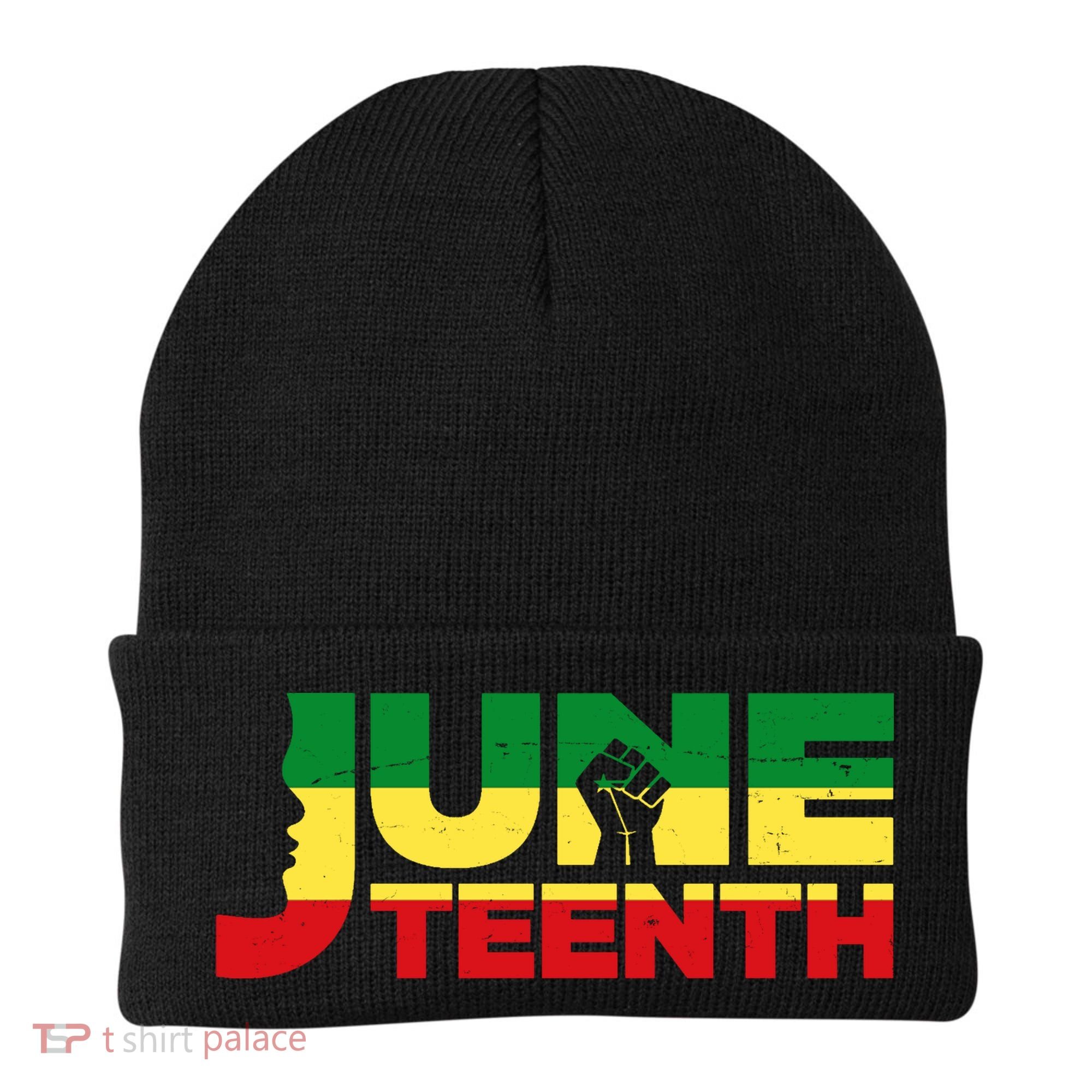 Juneteenth 1865 Freedom Black Pride Beanie