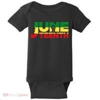 Juneteenth 1865 Freedom Black Pride Baby Bodysuit thumb 0