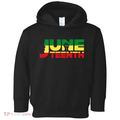 Juneteenth 1865 Freedom Black Pride Toddler Hoodie