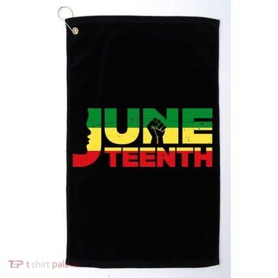 Juneteenth 1865 Freedom Black Pride Golf Towel