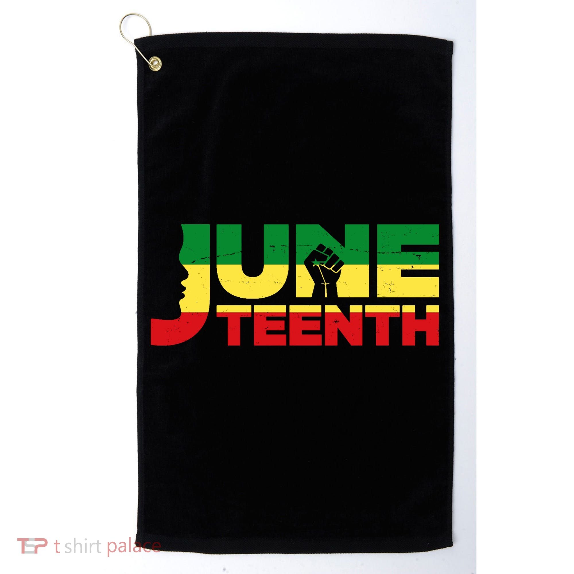 Juneteenth 1865 Freedom Black Pride Golf Towel