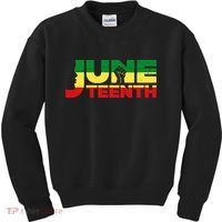 Juneteenth 1865 Freedom Black Pride Kids Sweatshirt thumb 0
