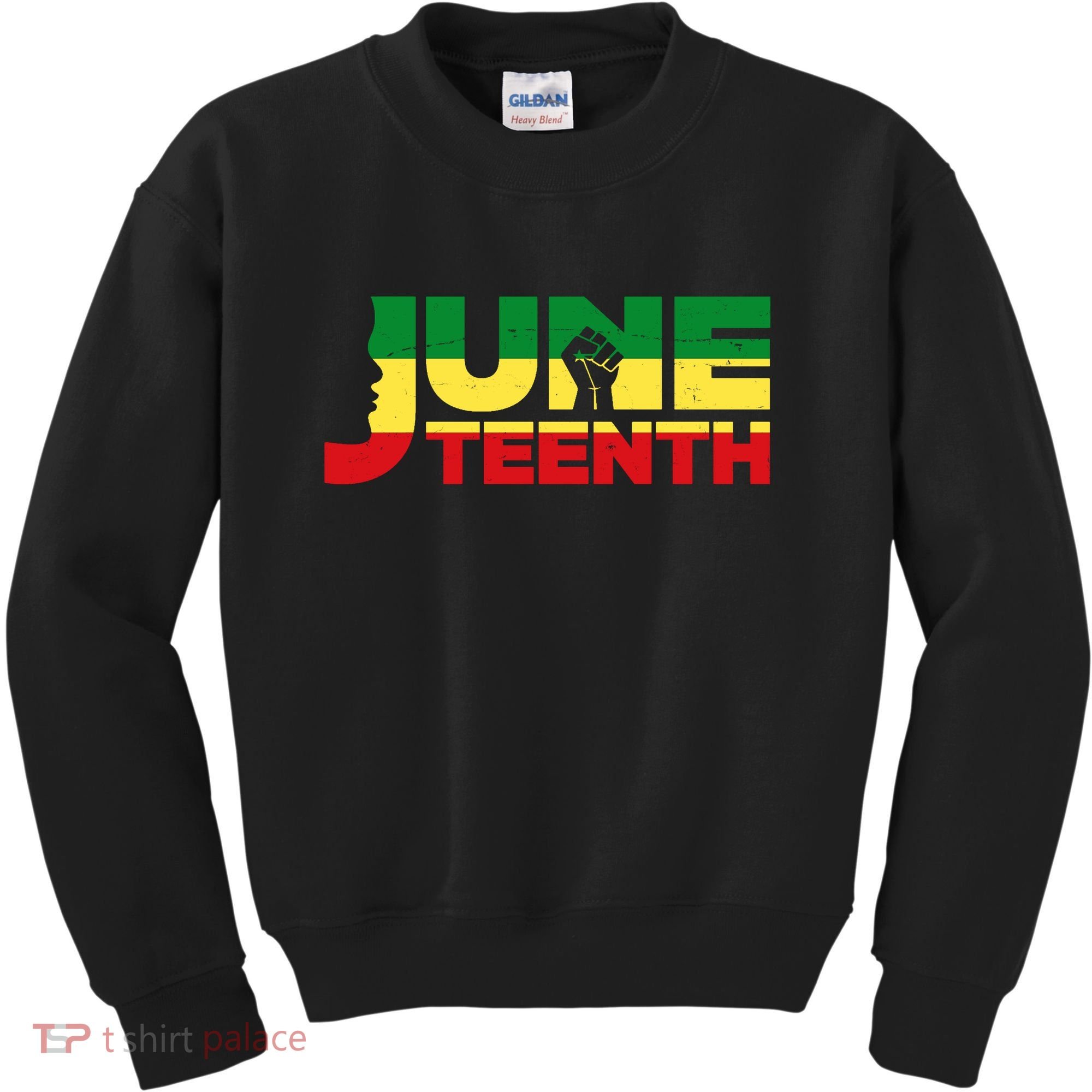 Juneteenth 1865 Freedom Black Pride Kids Sweatshirt