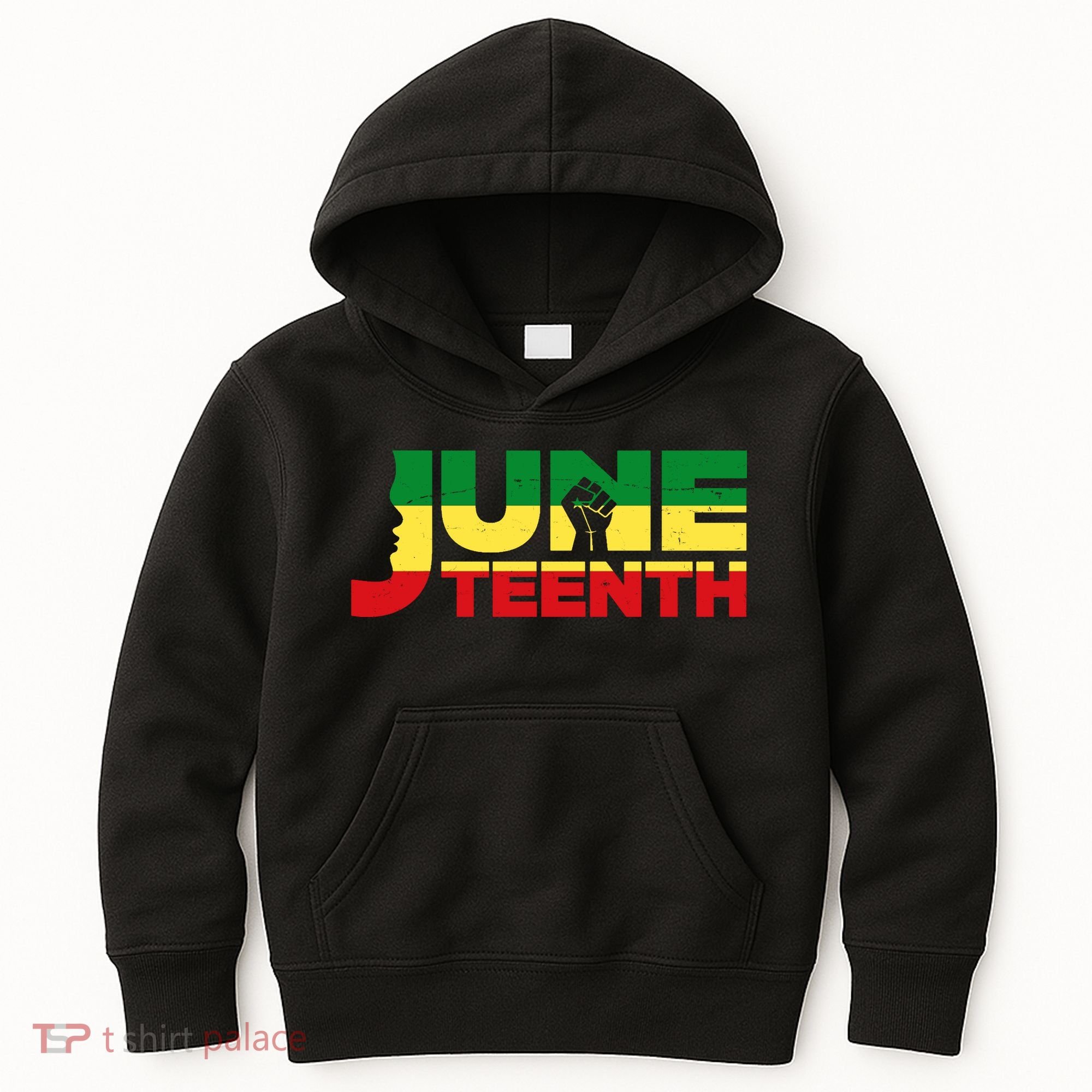 Juneteenth 1865 Freedom Black Pride Kids Hoodie