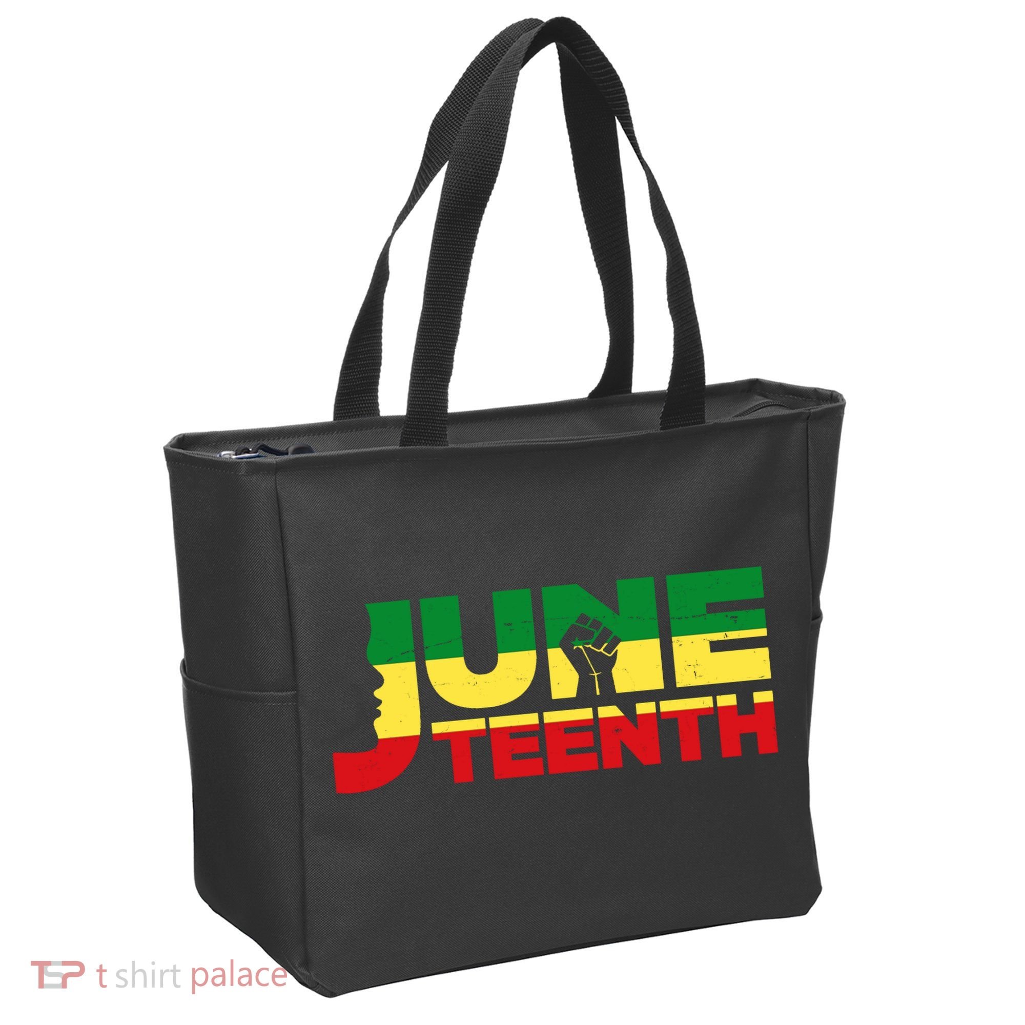 Juneteenth 1865 Freedom Black Pride Tote Bag