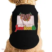 Juneteenth 1865 Finger Nails Manicure Doggie Tank thumb 0