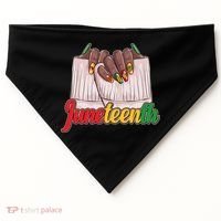 Juneteenth 1865 Finger Nails Manicure USA-Made Doggie Bandana thumb 0