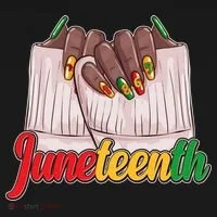 Juneteenth 1865 Finger Nails Manicure Bucket Hat thumb 4