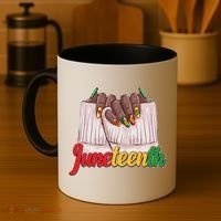 Juneteenth 1865 Finger Nails Manicure Coffee Mug thumb 4