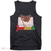 Juneteenth 1865 Finger Nails Manicure Tank Top thumb 0