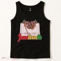 Juneteenth 1865 Finger Nails Manicure Tank Top thumb 2