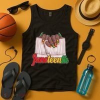 Juneteenth 1865 Finger Nails Manicure Tank Top thumb 4