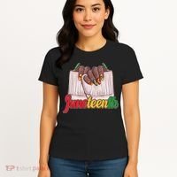 Juneteenth 1865 Finger Nails Manicure Women's T-Shirt thumb 4