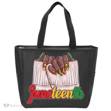 Juneteenth 1865 Finger Nails Manicure Tote Bag