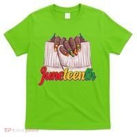 Juneteenth 1865 Finger Nails Manicure T-Shirt thumb 0