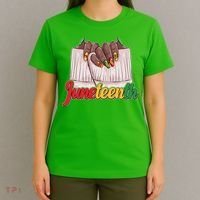 Juneteenth 1865 Finger Nails Manicure T-Shirt thumb 4