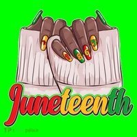 Juneteenth 1865 Finger Nails Manicure Button thumb 1
