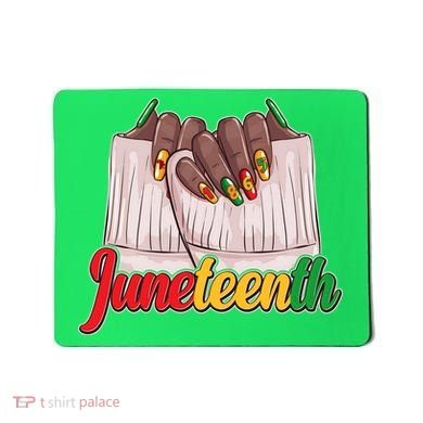 Juneteenth 1865 Finger Nails Manicure Mousepad