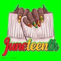 Juneteenth 1865 Finger Nails Manicure Kids T-Shirt thumb 4
