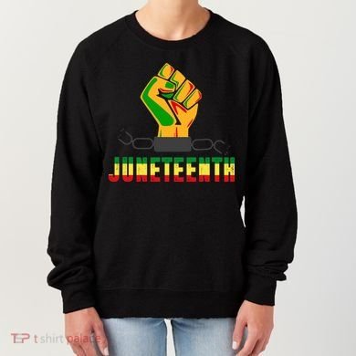 Juneteenth 1865 Hands In Chain Women's Sweatshirt