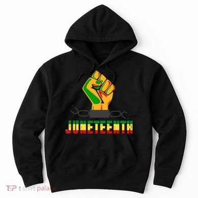 Juneteenth 1865 Hands In Chain Hoodie