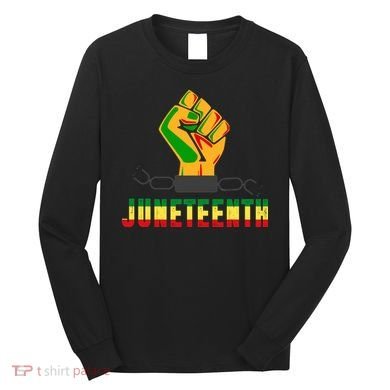 Juneteenth 1865 Hands In Chain Long Sleeve Shirt