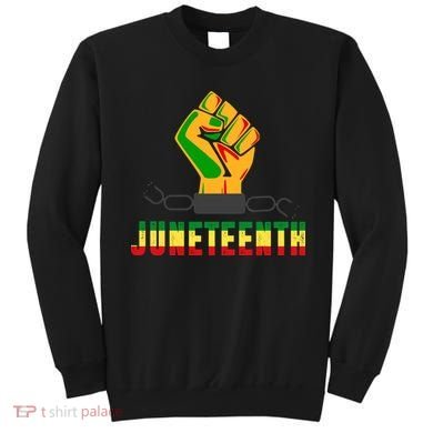 Juneteenth 1865 Hands In Chain Sweatshirt