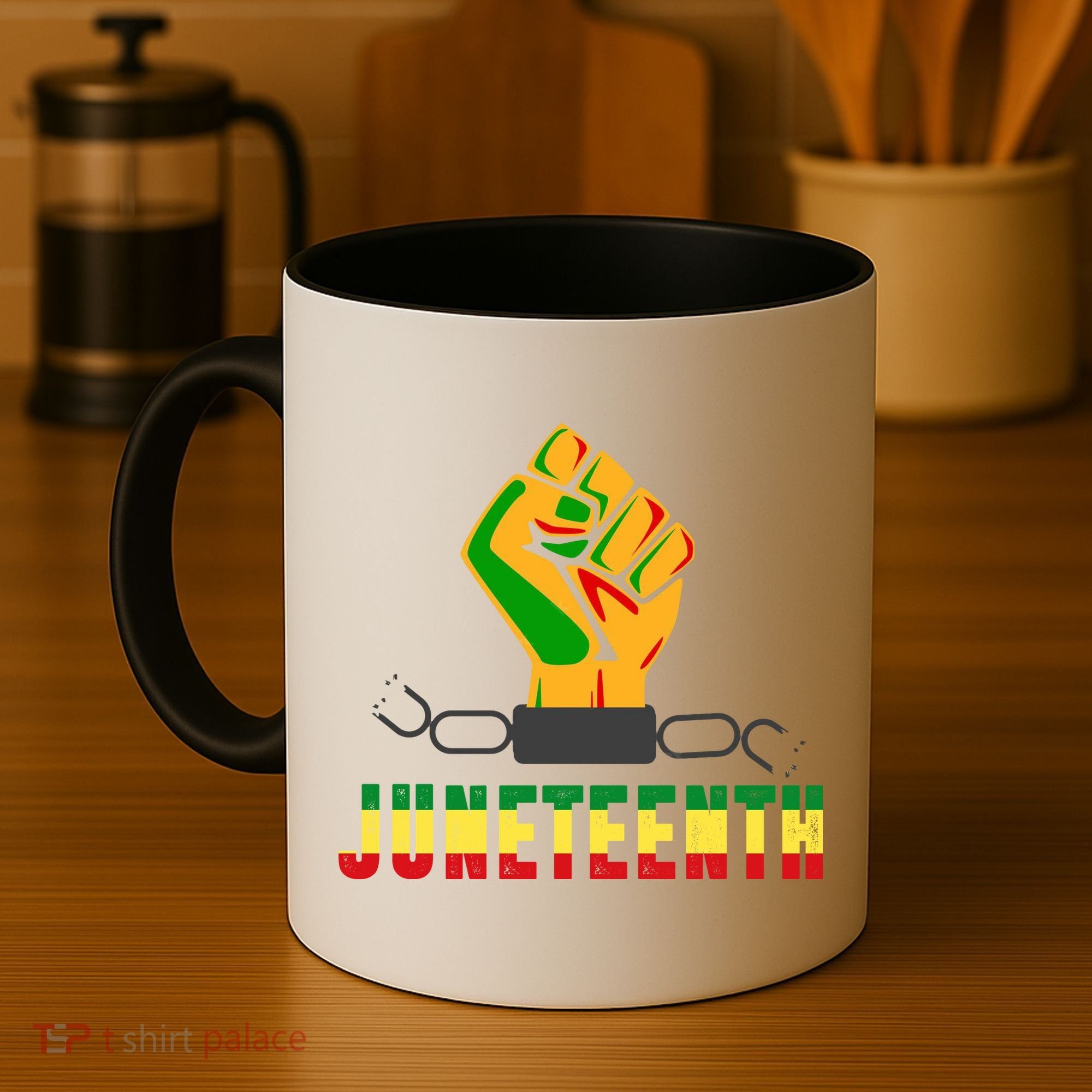 Juneteenth 1865 Hands In Chain Coffee Mug