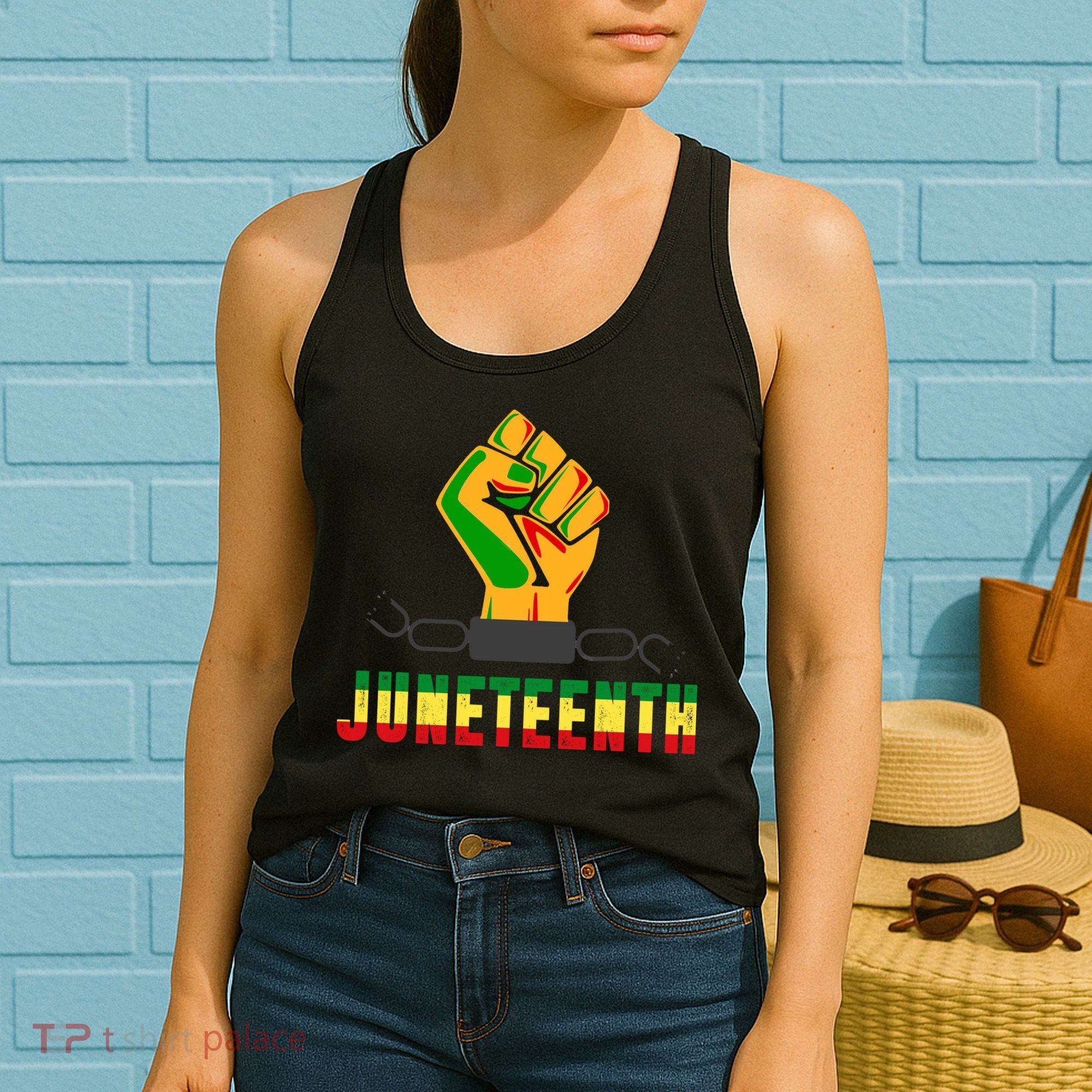 Juneteenth 1865 Hands In Chain Women's Tank Top