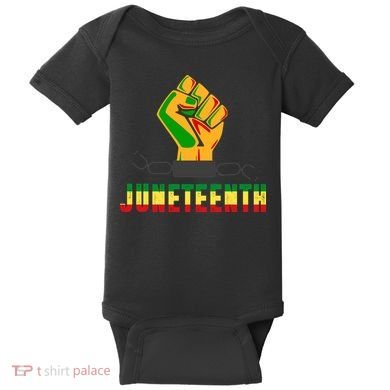 Juneteenth 1865 Hands In Chain Baby Bodysuit