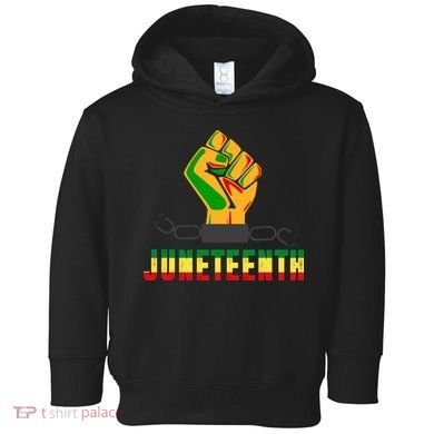 Juneteenth 1865 Hands In Chain Toddler Hoodie