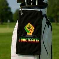 Juneteenth 1865 Hands In Chain Golf Towel thumb 2
