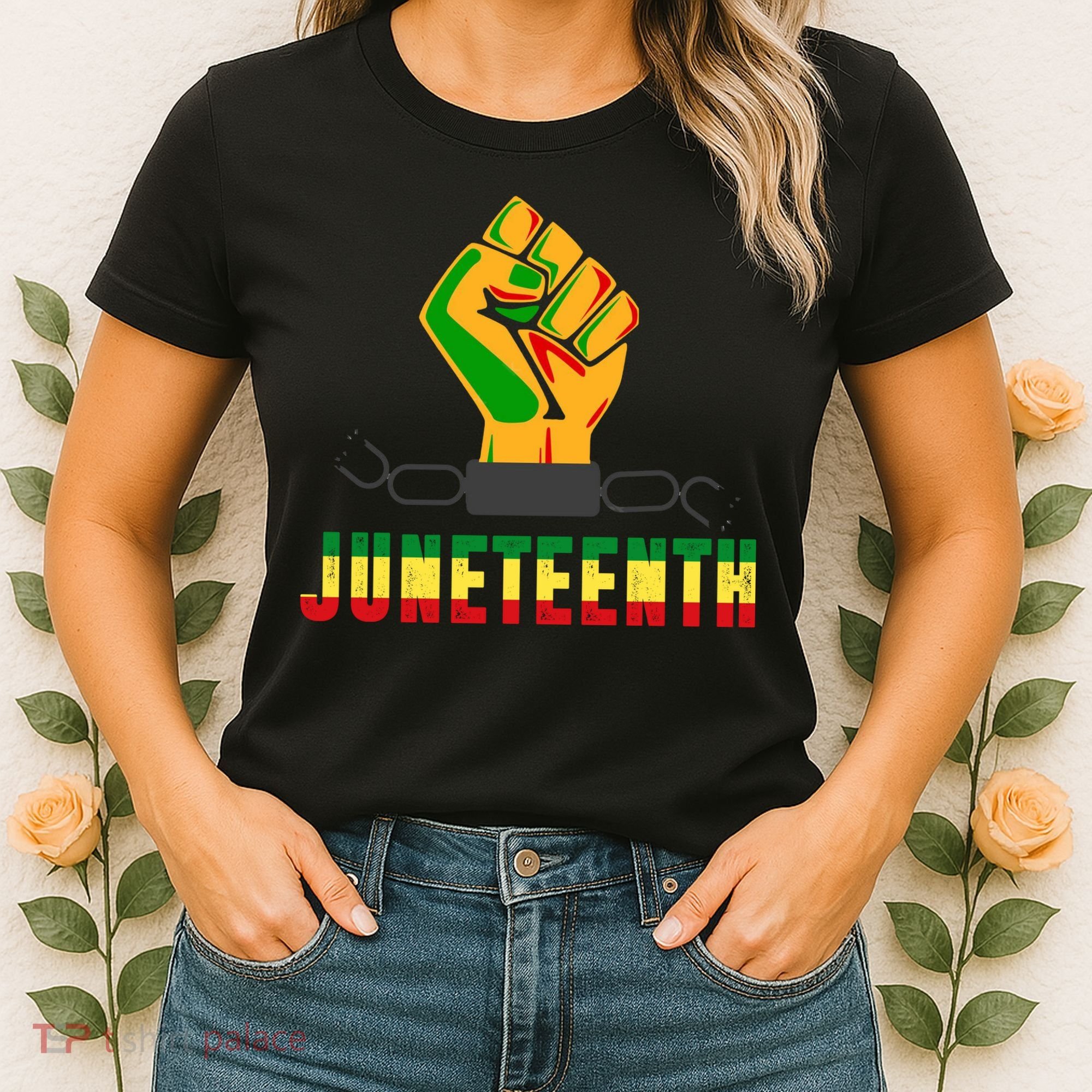 Juneteenth 1865 Hands In Chain Women's T-Shirt