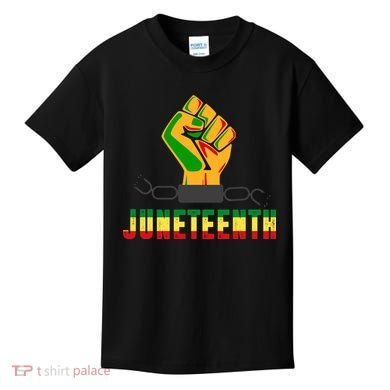 Juneteenth 1865 Hands In Chain Kids T-Shirt