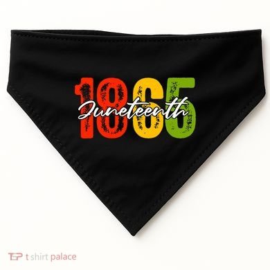 Juneteenth 1865 USA-Made Doggie Bandana